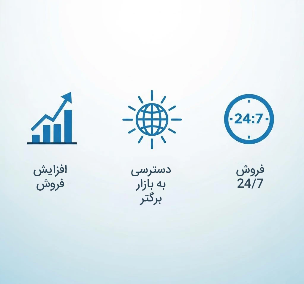 مزایای فروشگاه اینترنتی